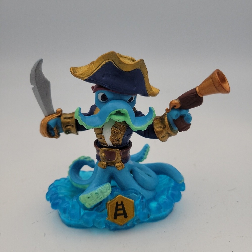 Activision Skylanders Swap Force Wash Buckler Character Figure Blue Octopus